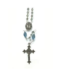 Blue Ice Crystal Rosary