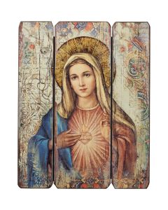 Immaculate Heart of Mary Decorative Panel