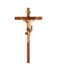 Italian Wood Crucifix 