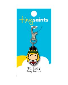 St Lucy Tiny Saints Charm