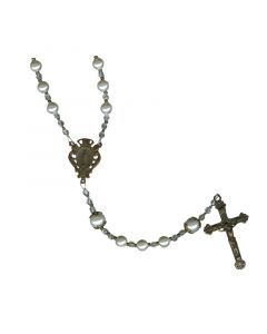 Vintage Pearl Wedding Rosary 