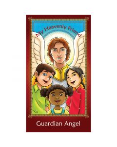 Guardian Angel Heavenly Friends Holy card