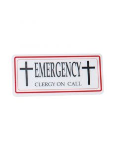Clergy Emergency Sign