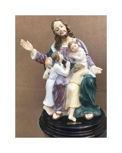 Jesus With Children Figurine