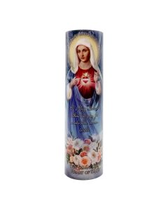 Immaculate Heart LED Candle