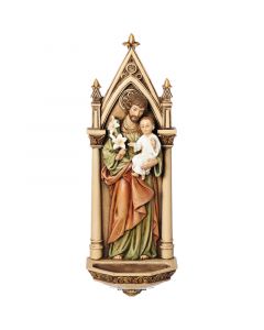St Joseph And Child Holy Water Font
