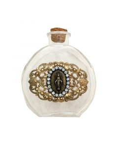 Our Lady Of Grace Vintage Holy Water Bottle