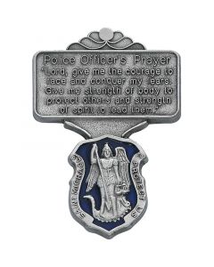 St Michael Police Visor Clip Medal