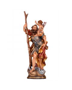St Christopher Woodcarved Statue