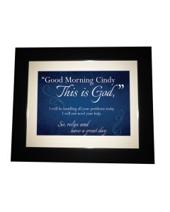Personalized Good Morning This Is God Picture