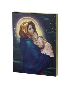 Madonna Of The Streets Embossed Plaque
