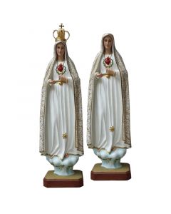 Our Lady Of Fatima Fancy Finish Statue