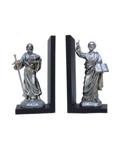 St Peter and Paul Pewter Bookends