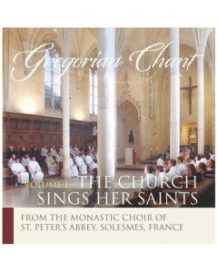 The Church Sings Her Saints CD - Gregorian Chant