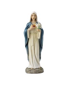 Immaculate Heart of Mary Colored Veronese Statue