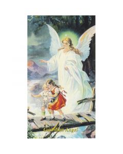 Prayer To Guardian Angel Holy Card
