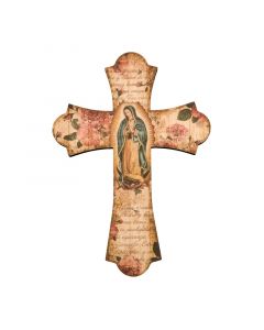 Our Lady Of Guadalupe Vintage Decor Cross