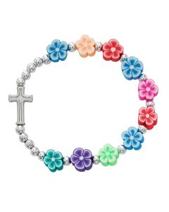 Multi Color Rosary Bracelet