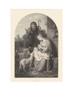Ittenbach Sepia Holy Family Christmas Cards