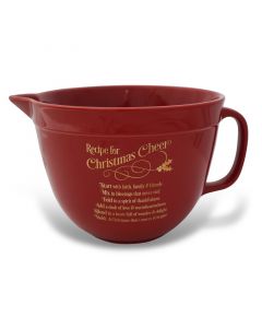 Recipe for Christmas Cheer Mixing Bowl