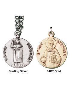 Stephen Large Patron Saint Medal