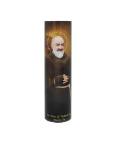 St Padre Pio LED Candle