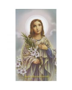 St Maria Goretti Holy Card