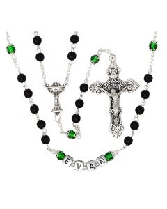 Black Communion Name Rosary