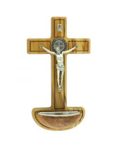 St Benedict Crucifix Font
