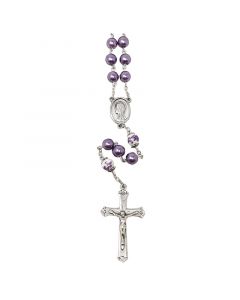 Lavender Flower Rosary