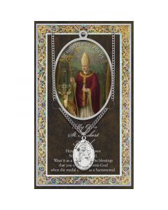 St Hubert Pewter Patron Saint Medal
