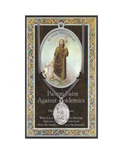 St Roch Pewter Patron Saint Medal