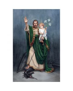 St Joseph Terror of Demons Paper Holy Cards