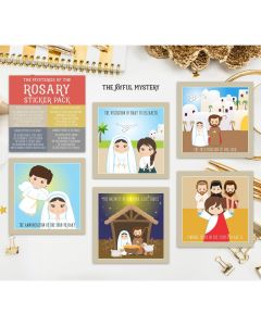 Mysteries of the Rosary Stickers