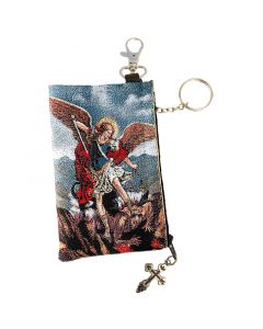 St Michael Tapestry Pouch
