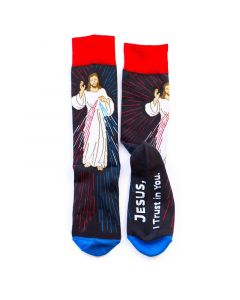 Divine Mercy Religious Socks