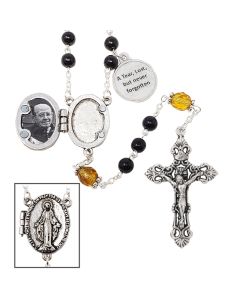 Black Pearl Memorial Rosary