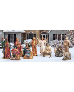Real Life Outdoor Nativity
