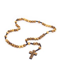 Olivewood Cord Rosary 
