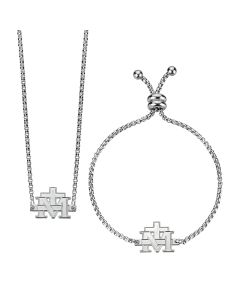 Sterling Miraculous Consecration Bracelet-Necklace