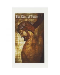 Kiss of Christ Holy Card
