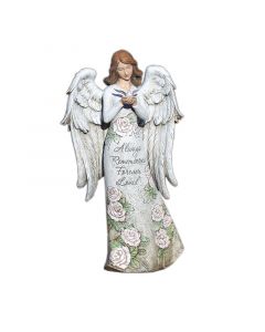 Memorial Angel with Dove Outdoor Statue
