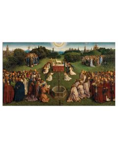 The Ghent Altarpiece Stretched by Van Eych