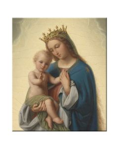 Madonna and Child Stretched Canvas by Franz Ittenbach