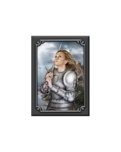St Joan of Arc Plaque and Holy Card Set