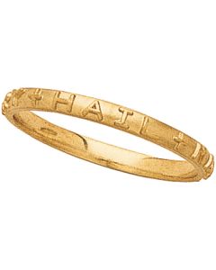 14Kt Gold Prayer Ring