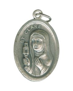 Clare Oval Oxidized Medal