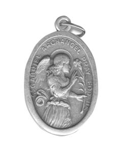 Gabriel Oval Oxidized Medal