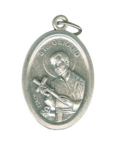 Gerard Oval Oxidized Medal