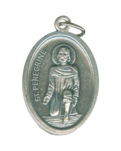 Peregrine Oval Oxidized Medal